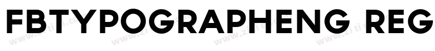 FbTypographEng Regul字体转换